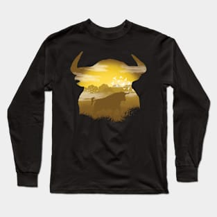 Taurus landscape Long Sleeve T-Shirt